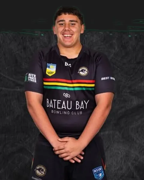 Kaine Beavan in Panthers kit