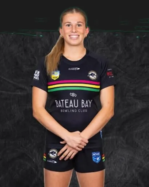 Sienna Kennedy-Wilkie in Panthers kit