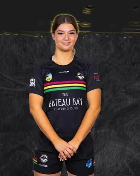 Taliah Fogerty in Panthers kit
