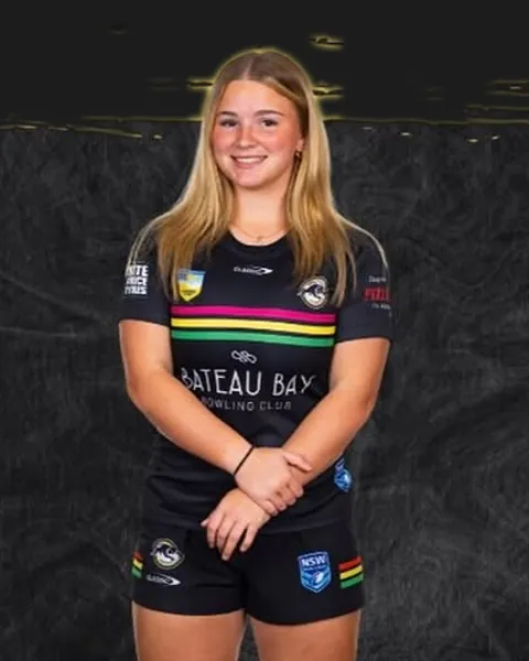 Lilly Marlin in Panthers kit